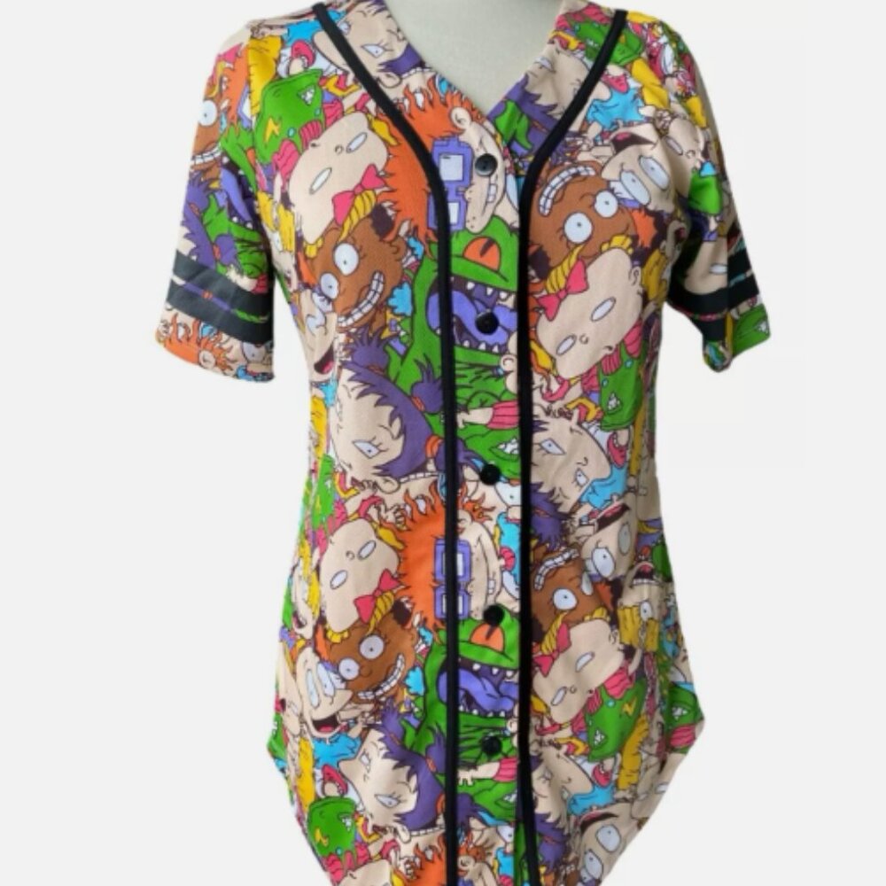 Nickelodeon Rugrats Baseball Jersey - Retro 90s Sporty